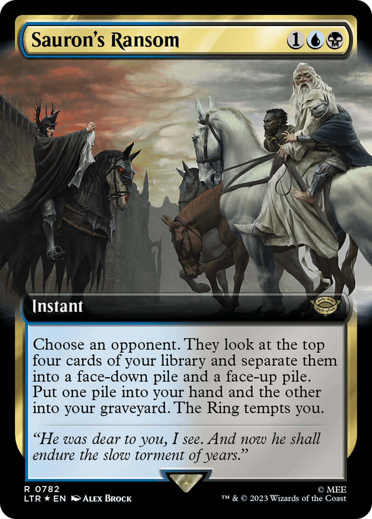 Sauron's Ransom (Extended Art) (Surge Foil) [The Lord of the Rings: Tales of Middle-Earth] | Devastation Store