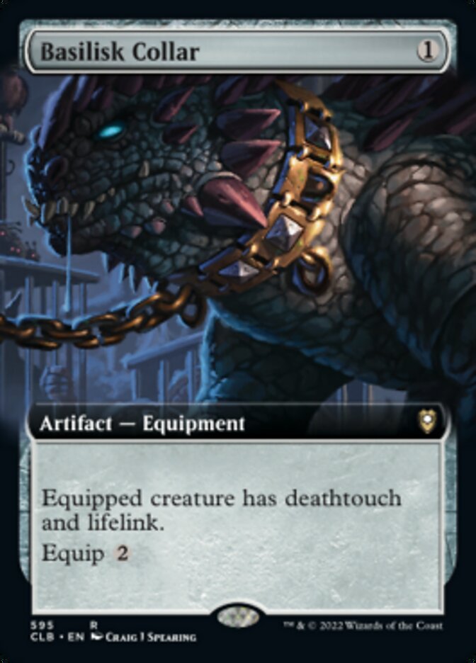 Basilisk Collar (Extended Art) [Commander Legends: Battle for Baldur's Gate] | Devastation Store