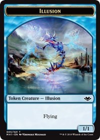 Illusion (005) // Construct (017) Double-sided Token [Modern Horizons Tokens] | Devastation Store