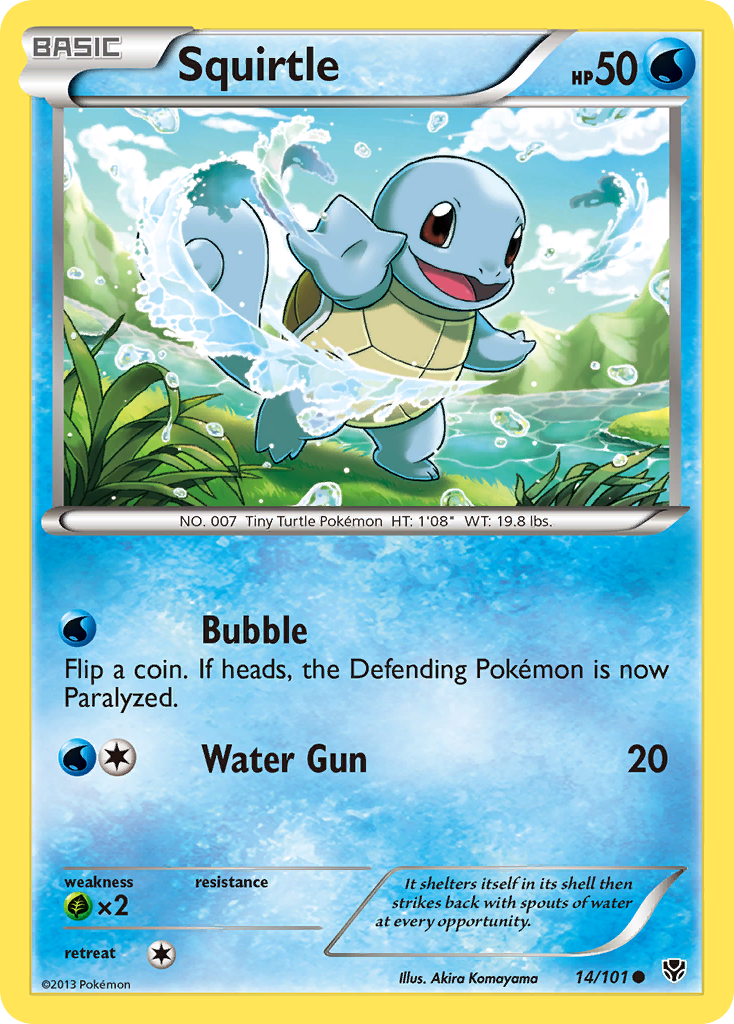 Squirtle (14/101) [Black & White: Plasma Blast] | Devastation Store