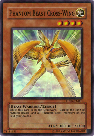 Phantom Beast Cross-Wing [GX02-EN001] Super Rare | Devastation Store