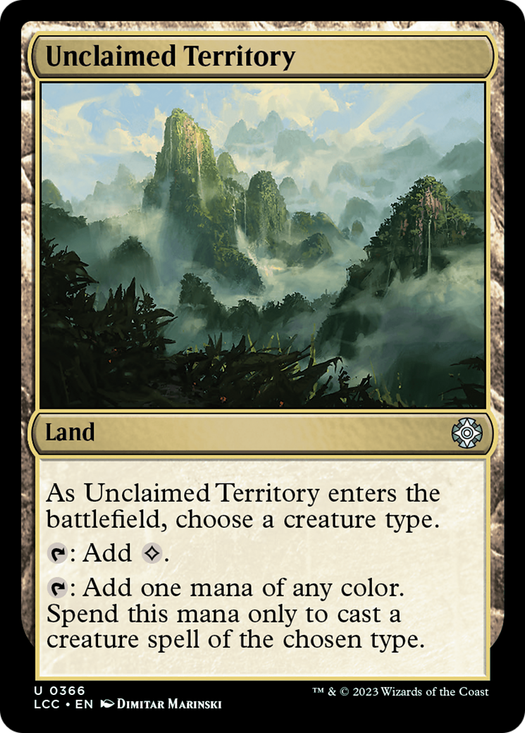 Unclaimed Territory [The Lost Caverns of Ixalan Commander] | Devastation Store
