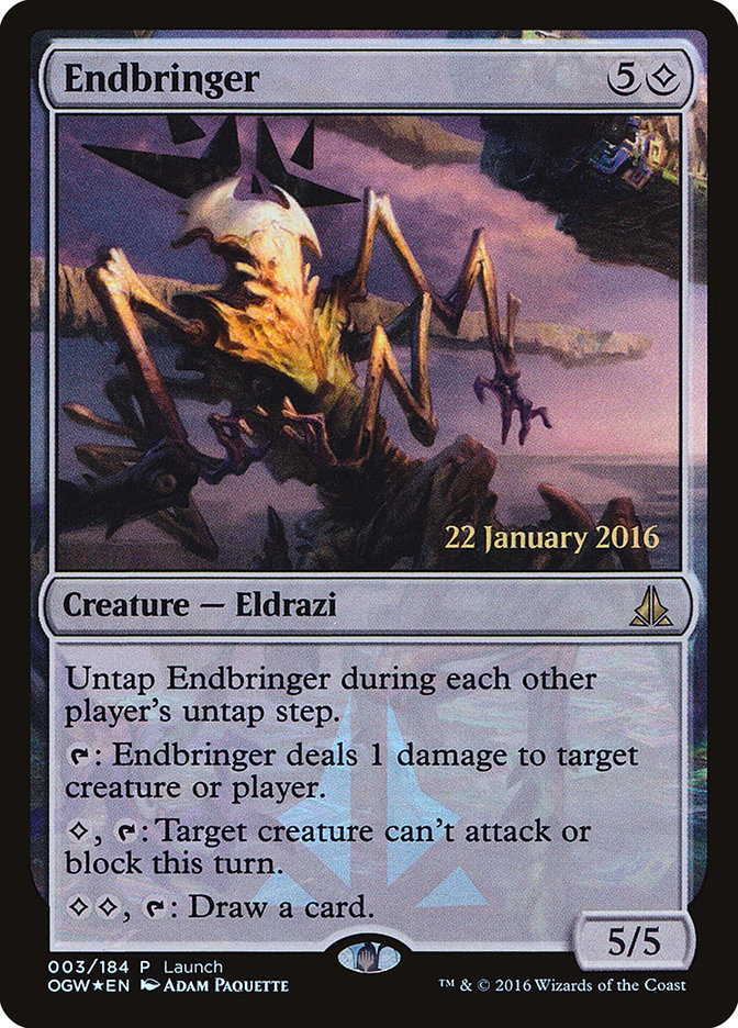 Endbringer (Prerelease) [Oath of the Gatewatch Promos] - Devastation Store | Devastation Store