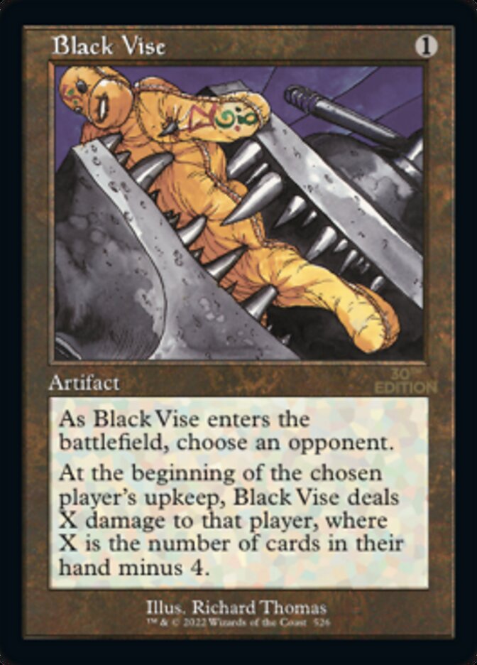 Black Vise (Retro) [30th Anniversary Edition] | Devastation Store