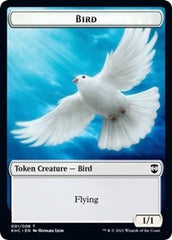 Bird // Spirit Double-sided Token [Kaldheim Commander Tokens] | Devastation Store