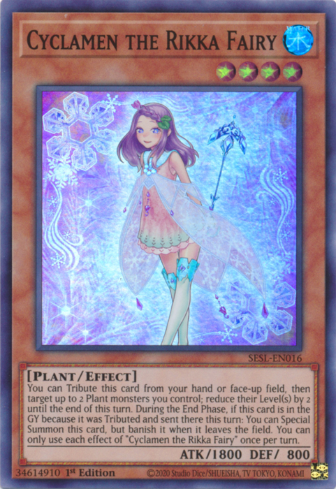 Cyclamen the Rikka Fairy [SESL-EN016] Super Rare | Devastation Store