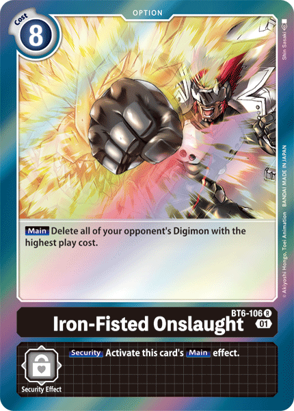 Iron-Fisted Onslaught [BT6-106] [Double Diamond] | Devastation Store
