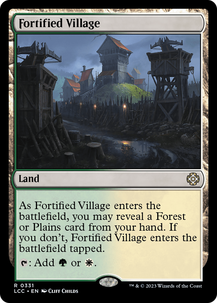 Fortified Village [The Lost Caverns of Ixalan Commander] | Devastation Store