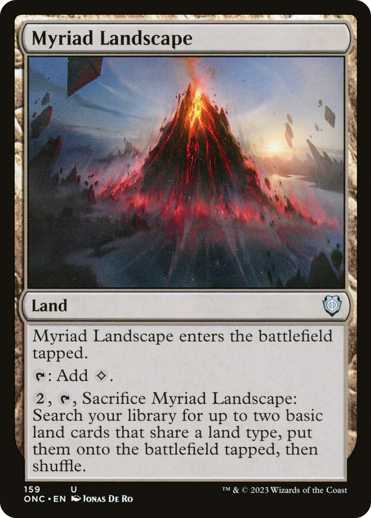 Myriad Landscape [Phyrexia: All Will Be One Commander] | Devastation Store