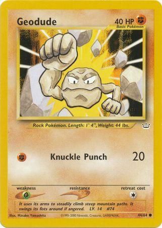 Geodude (44/64) [Neo Revelation Unlimited] | Devastation Store