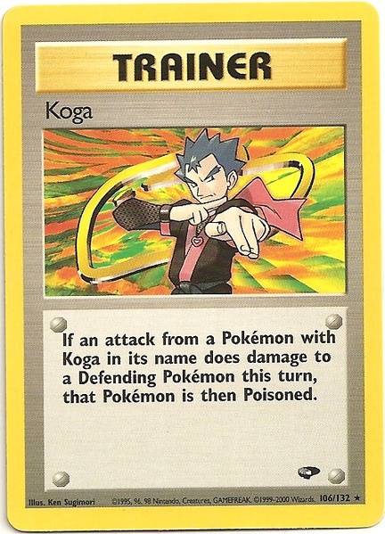 Koga (106/132) [Gym Challenge Unlimited] | Devastation Store