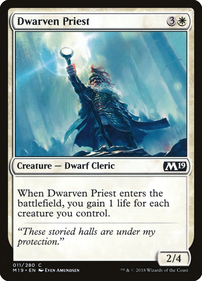 Dwarven Priest [Core Set 2019] - Devastation Store | Devastation Store