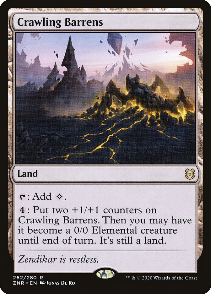 Crawling Barrens [Zendikar Rising] | Devastation Store