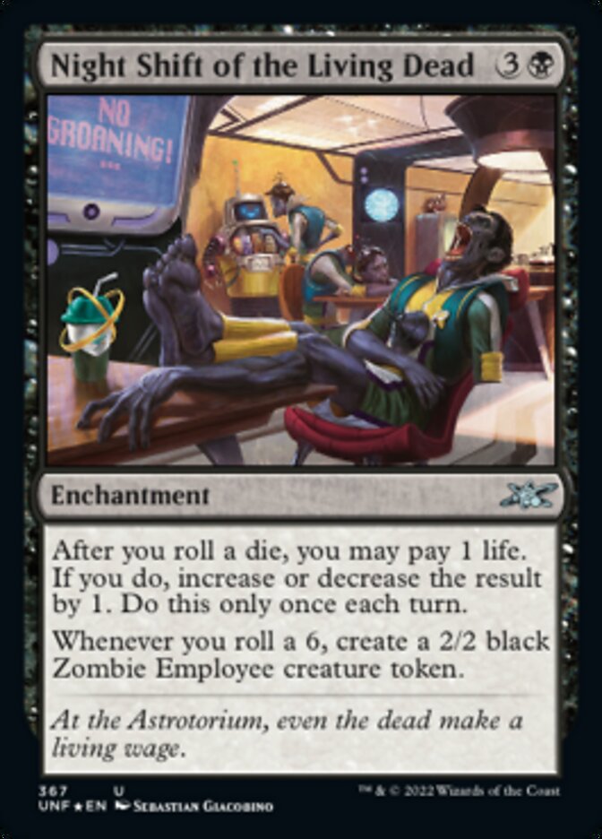 Night Shift of the Living Dead (Galaxy Foil) [Unfinity] | Devastation Store