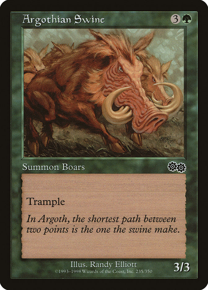 Argothian Swine [Urza's Saga] | Devastation Store