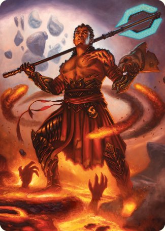 Koth, Fire of Resistance Art Card [Phyrexia: All Will Be One Art Series] | Devastation Store