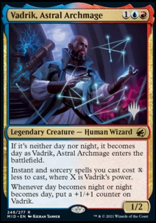 Vadrik, Astral Archmage (Promo Pack) [Innistrad: Midnight Hunt Promo Pack] | Devastation Store