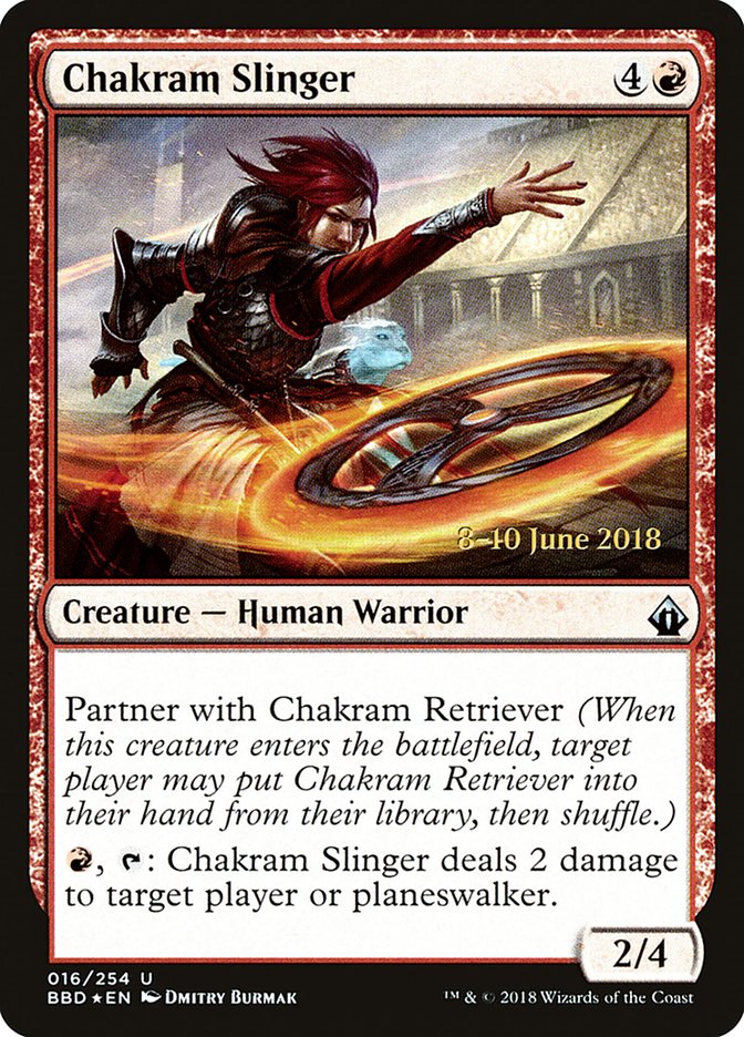 Chakram Slinger  [Battlebond Prerelease Promos] | Devastation Store