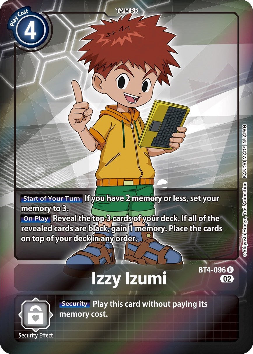 Izzy Izumi [BT4-096] (Alternate Art) [Starter Deck: Ragnaloardmon] | Devastation Store