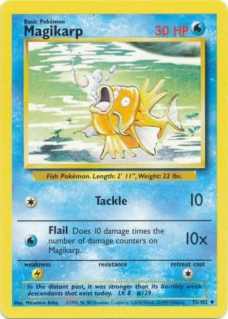 Magikarp (35/102) [Base Set Unlimited] | Devastation Store