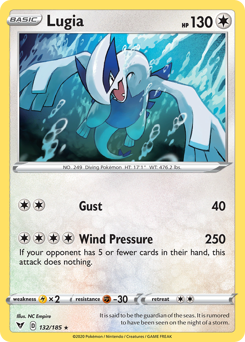 Lugia (132/185) [Sword & Shield: Vivid Voltage] | Devastation Store