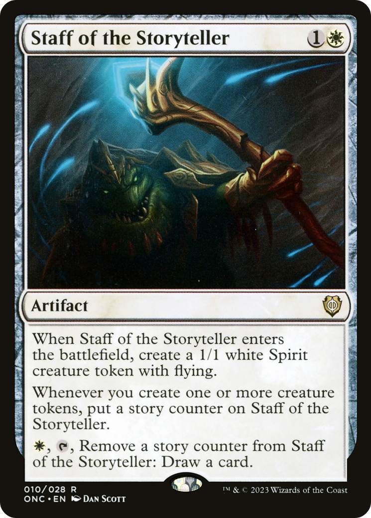Staff of the Storyteller [Phyrexia: All Will Be One Commander] | Devastation Store