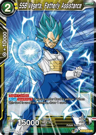 SSB Vegeta, Fatherly Assistance [BT16-078] | Devastation Store