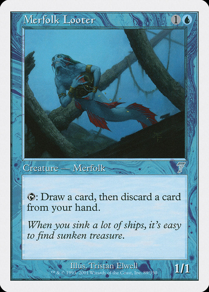 Merfolk Looter [Seventh Edition] - Devastation Store | Devastation Store