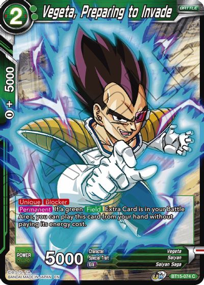 Vegeta, Preparing to Invade [BT15-074] | Devastation Store