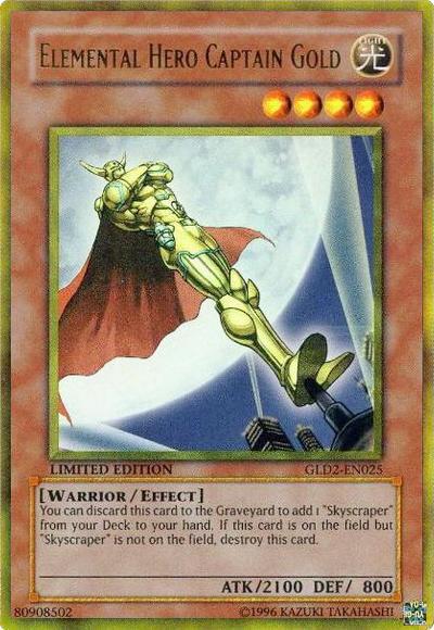 Elemental Hero Captain Gold [GLD2-EN025] Ultra Rare | Devastation Store