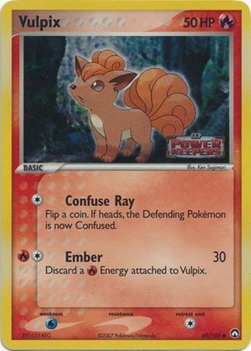 Vulpix (69/108) (Stamped) [EX: Power Keepers] | Devastation Store