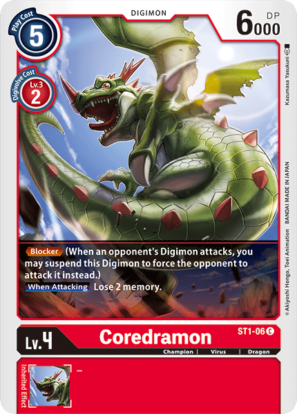 Coredramon [ST1-06] [Starter Deck: Gaia Red] | Devastation Store