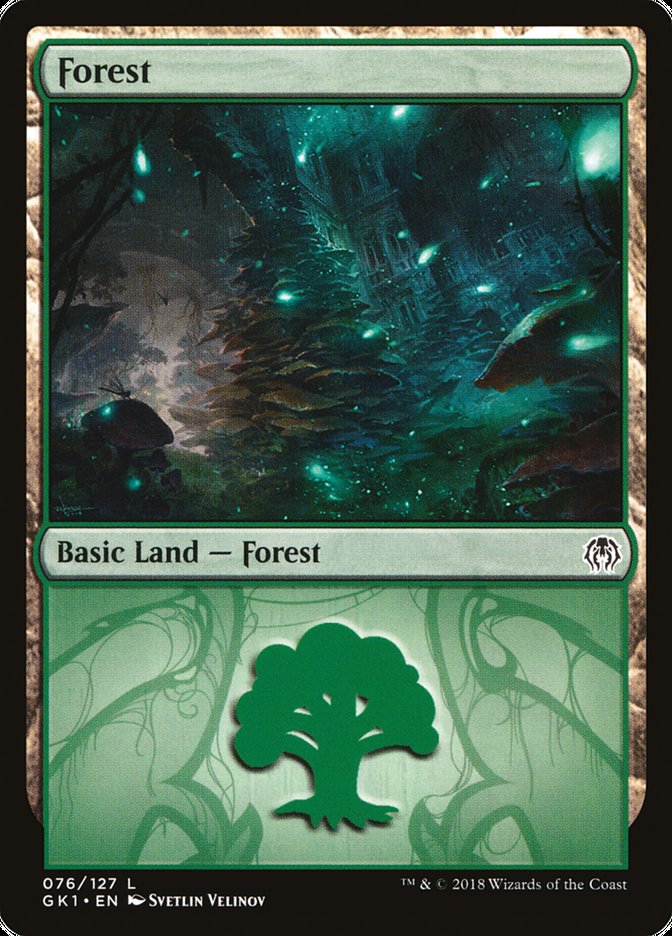 Forest (76) [Guilds of Ravnica Guild Kit] | Devastation Store