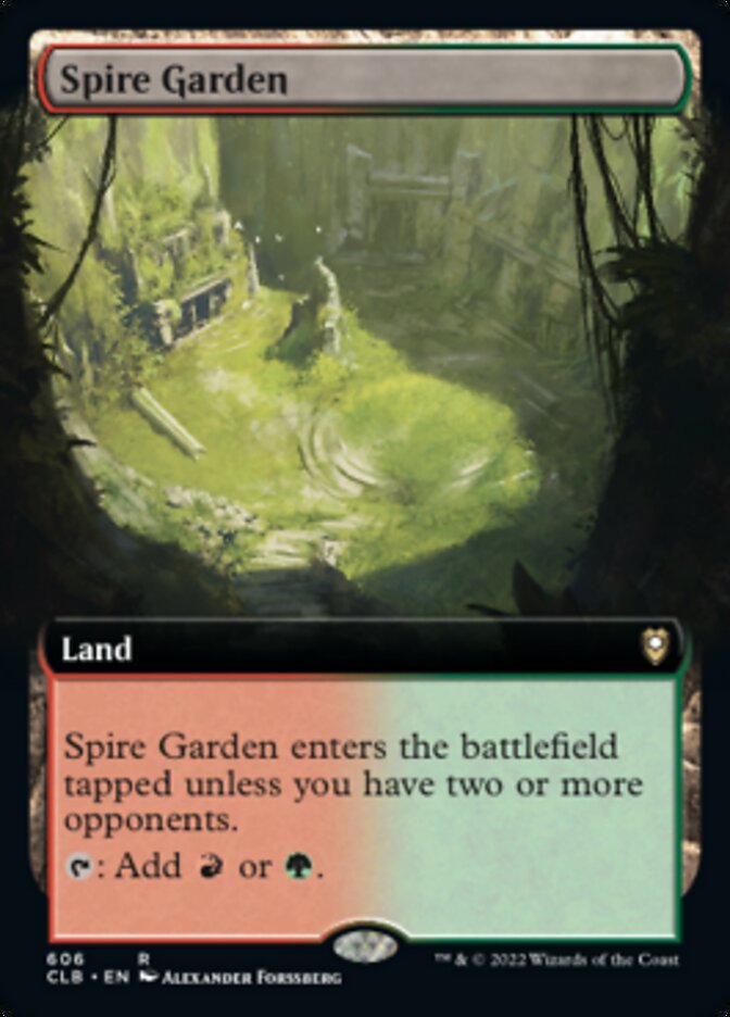 Spire Garden (Extended Art) [Commander Legends: Battle for Baldur's Gate] | Devastation Store