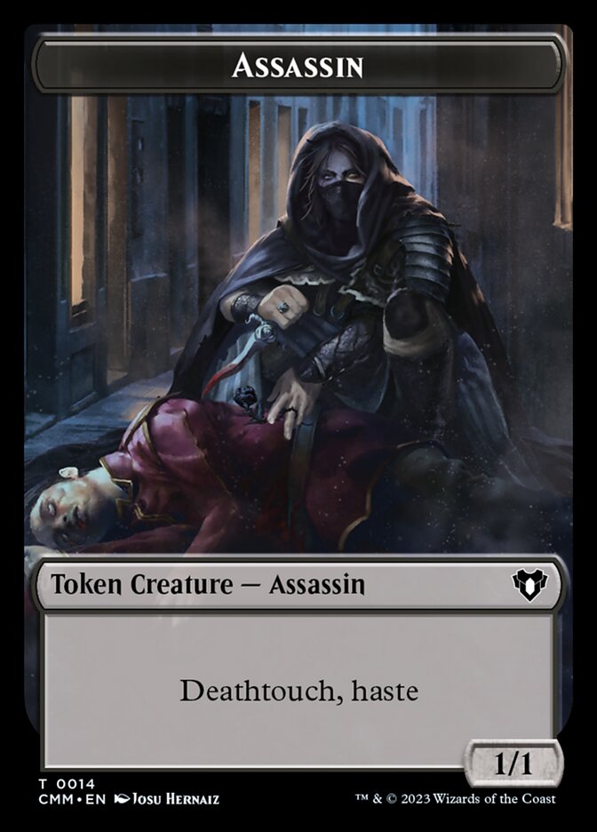 Servo // Assassin Double-Sided Token [Commander Masters Tokens] | Devastation Store