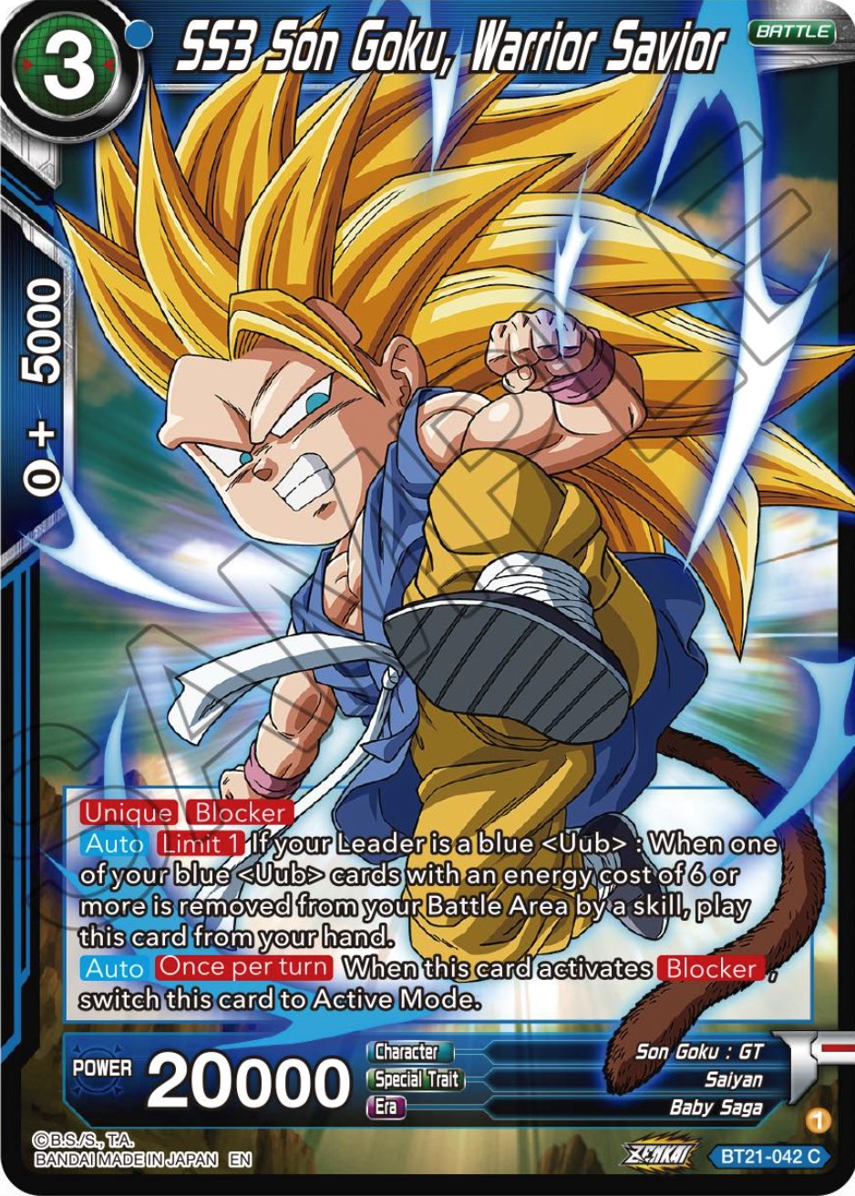 SS3 Son Goku, Warrior Savior (BT21-042) [Wild Resurgence] | Devastation Store