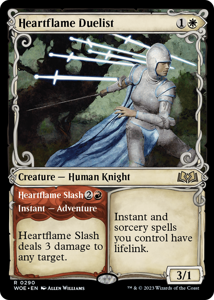 Heartflame Duelist // Heartflame Slash (Showcase) [Wilds of Eldraine] | Devastation Store