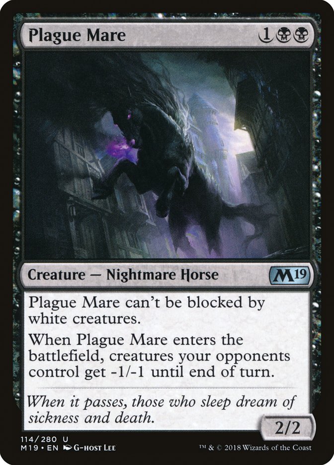 Plague Mare [Core Set 2019] | Devastation Store