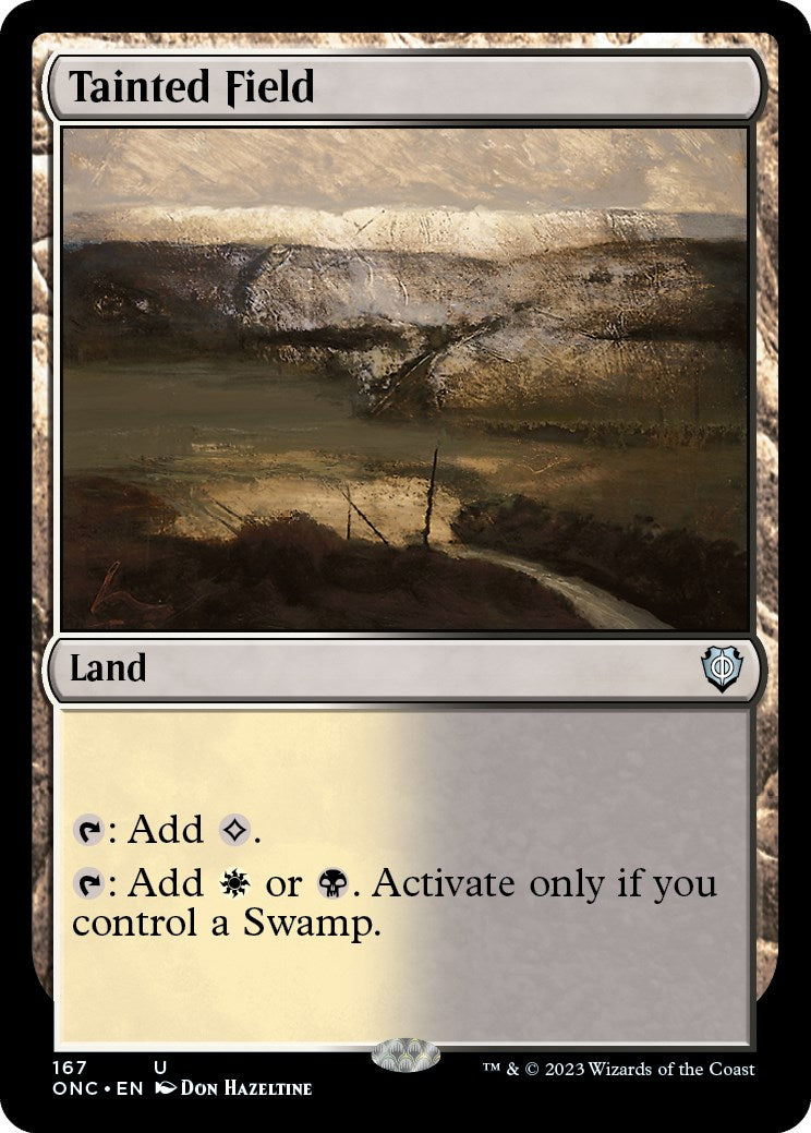 Tainted Field [Phyrexia: All Will Be One Commander] | Devastation Store