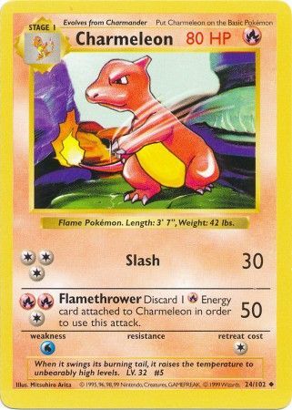 Charmeleon (24/102) [Base Set Shadowless Unlimited] | Devastation Store