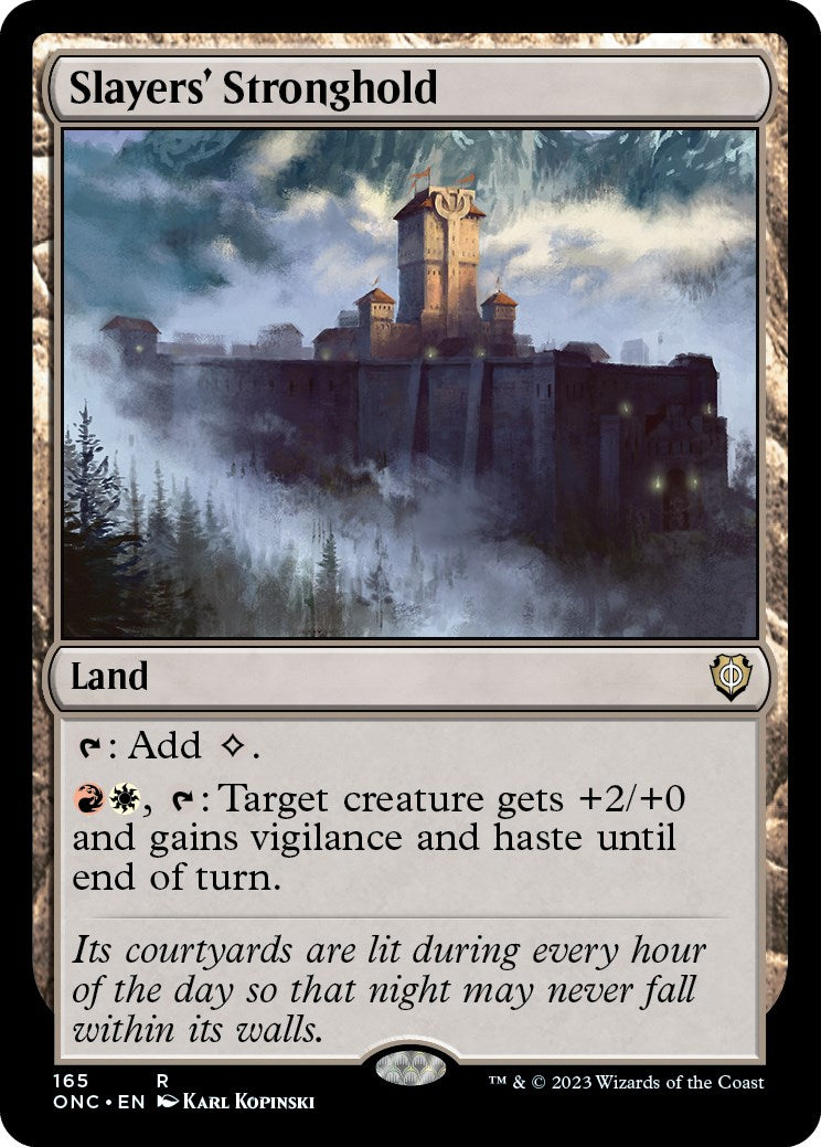 Slayers' Stronghold [Phyrexia: All Will Be One Commander] | Devastation Store