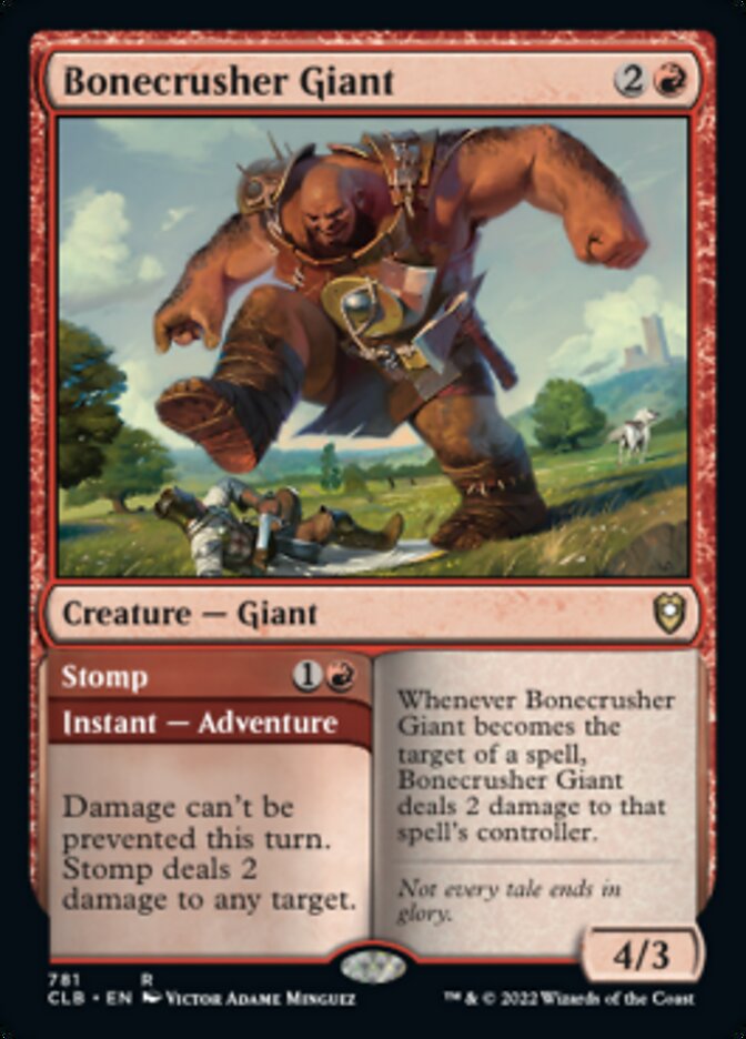 Bonecrusher Giant // Stomp [Commander Legends: Battle for Baldur's Gate] | Devastation Store