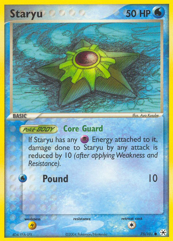 Staryu (75/101) [EX: Hidden Legends] | Devastation Store