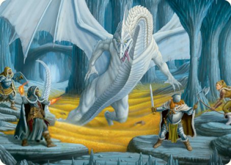 Cave of the Frost Dragon Art Card [Dungeons & Dragons: Adventures in the Forgotten Realms Art Series] | Devastation Store