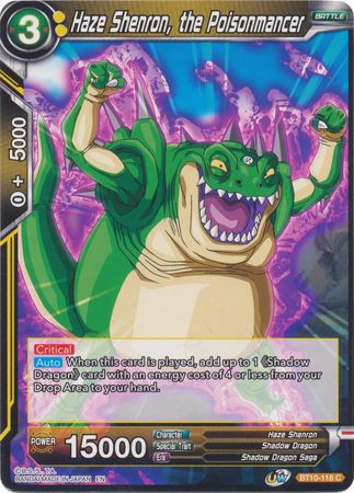 Haze Shenron, the Poisonmancer [BT10-118] | Devastation Store