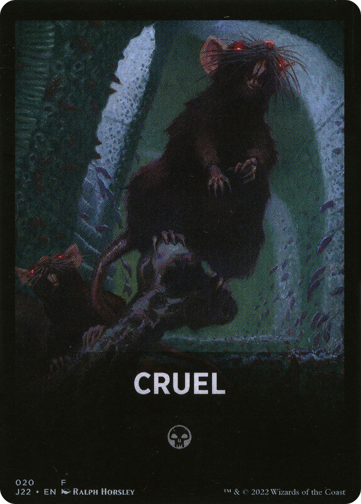 Cruel Theme Card [Jumpstart 2022 Front Cards] | Devastation Store