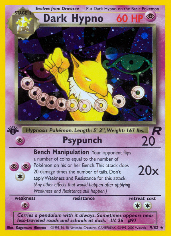 Dark Hypno (9/82) [Team Rocket 1st Edition] | Devastation Store