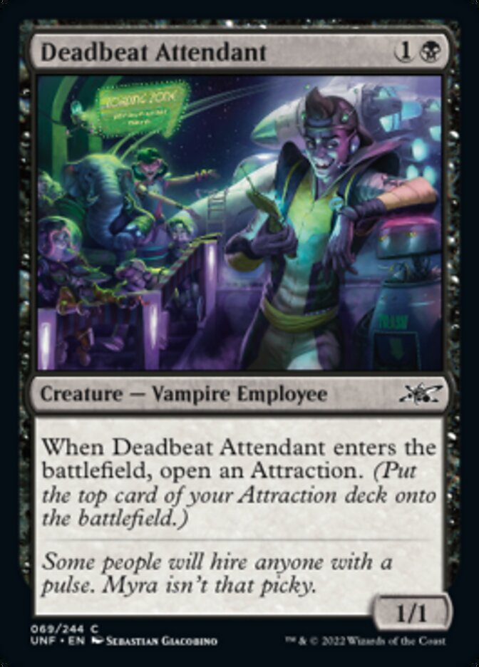 Deadbeat Attendant [Unfinity] | Devastation Store