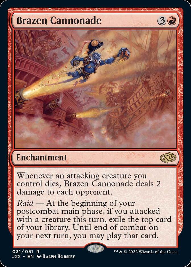 Brazen Cannonade [Jumpstart 2022] | Devastation Store