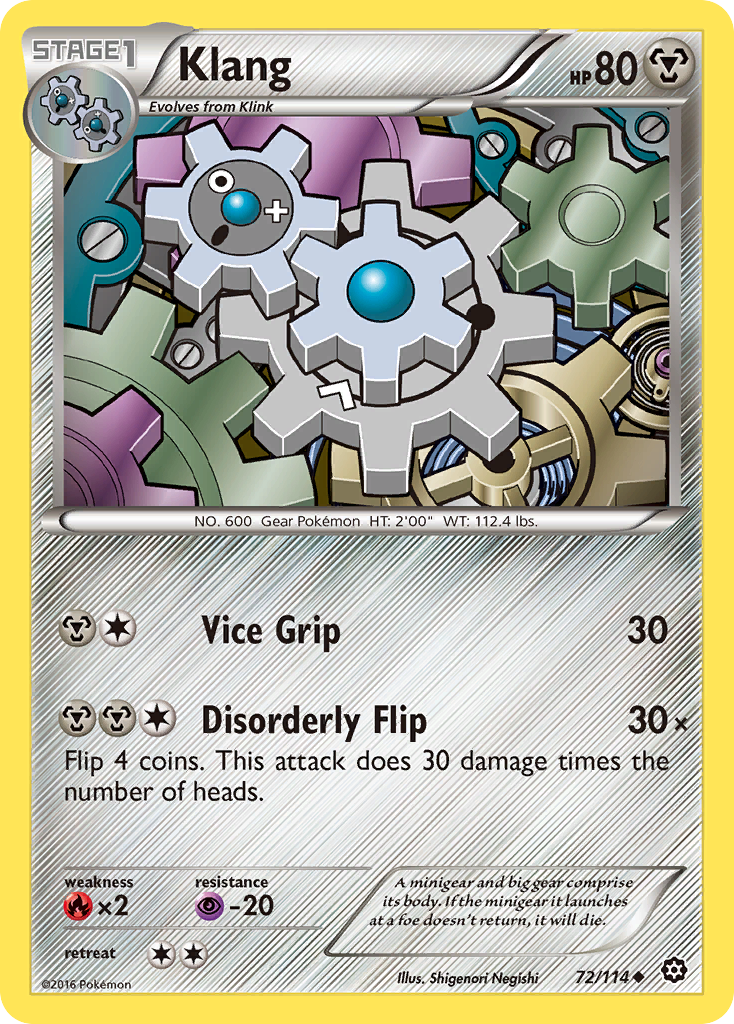 Klang (72/114) [XY: Steam Siege] | Devastation Store